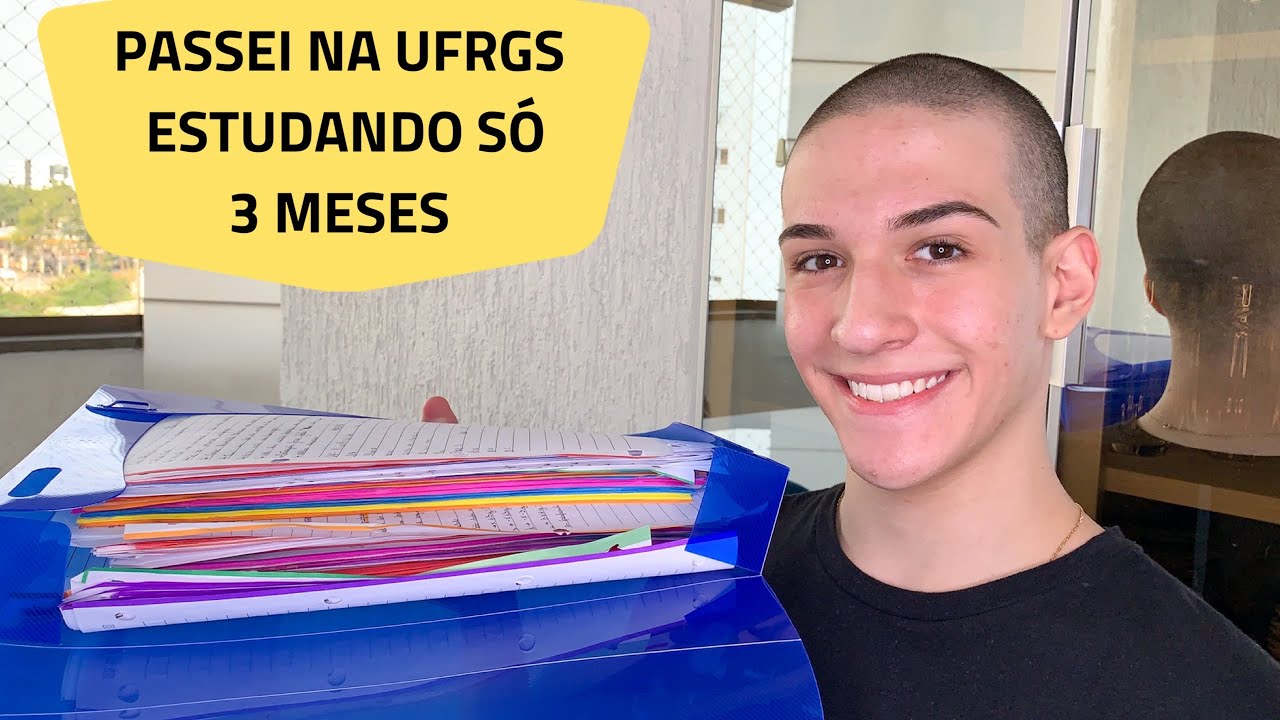 COMO PASSEI NA UFRGS ESTUDANDO SÓ 3 MESES? - #6 QUARENTENOU