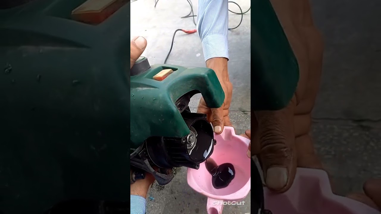 AC Services pump oil change #shorts #viral