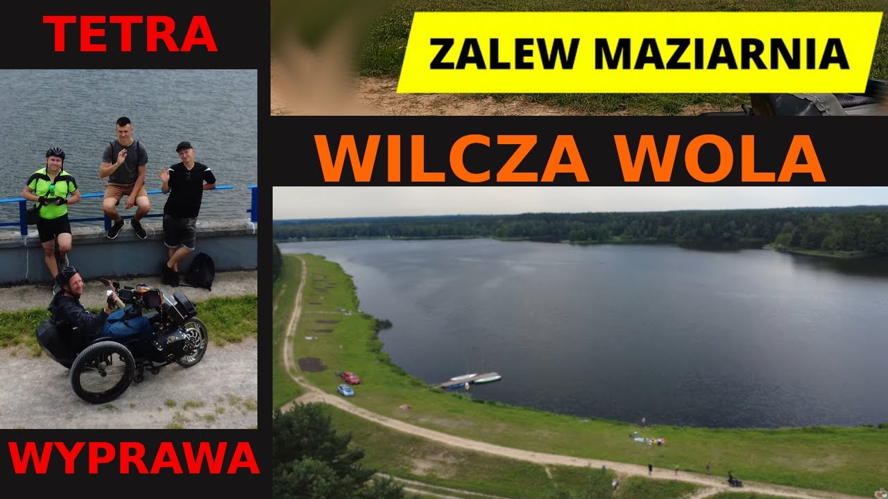 Wyprawa nad zalew Maziarnia-droga do tamy