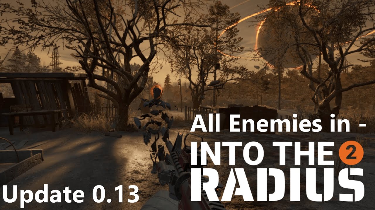 All Enemies in Into The Radius 2 - Update 0.13