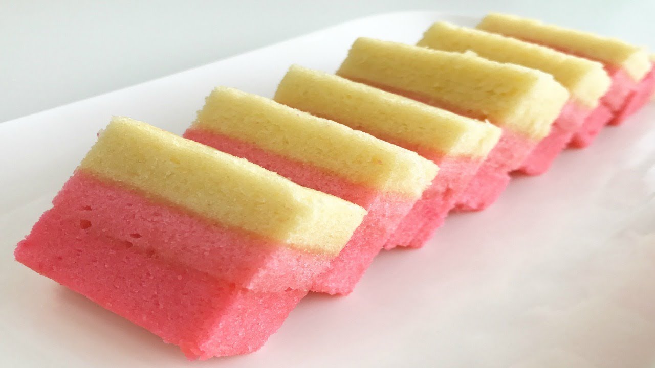Ombre Steamed Milk Cake | Kek Kukus Susu Gebu