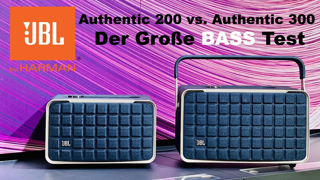 JBL Authentics 200 vs. 300 | BASS TEST | Welcher ist der richtige Lautsprecher für dich?
