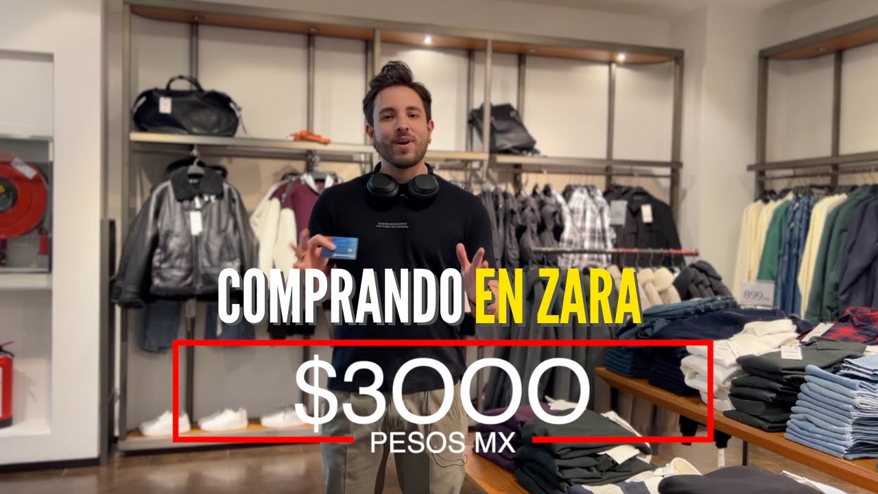 COMPRO $300O PESOS EN ROPA DE ZARA (OUTFIT) 