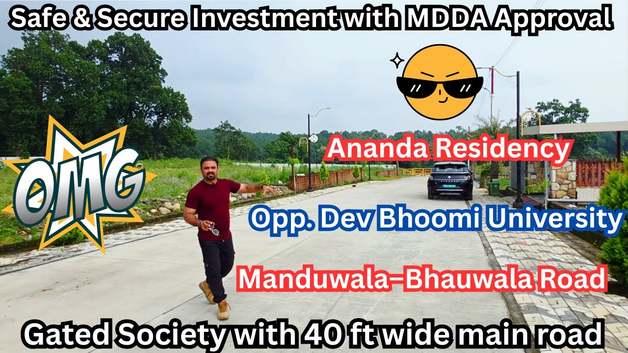 Plots for Sale in Dehradun | Ananda Residency Near Dev Bhoomi University | Gated Society !