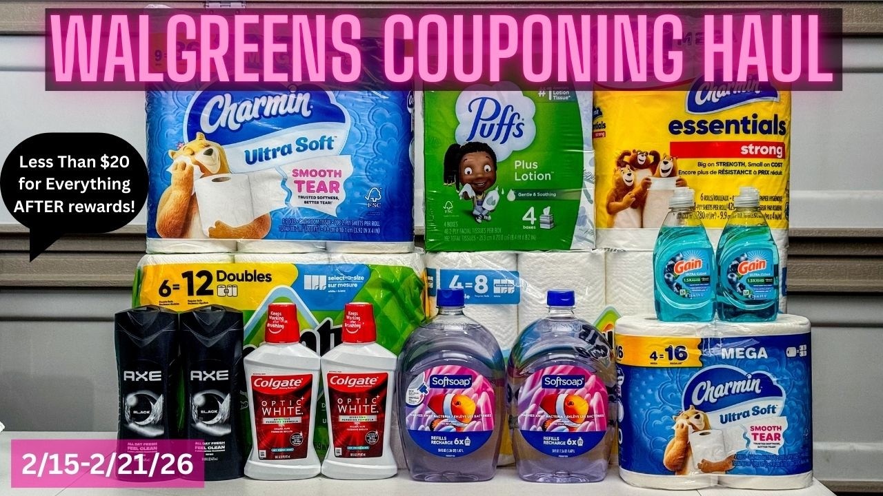 Walgreens Couponing Haul | 2/15-2/21/26 | Less than $20 for EVERYTHING!!