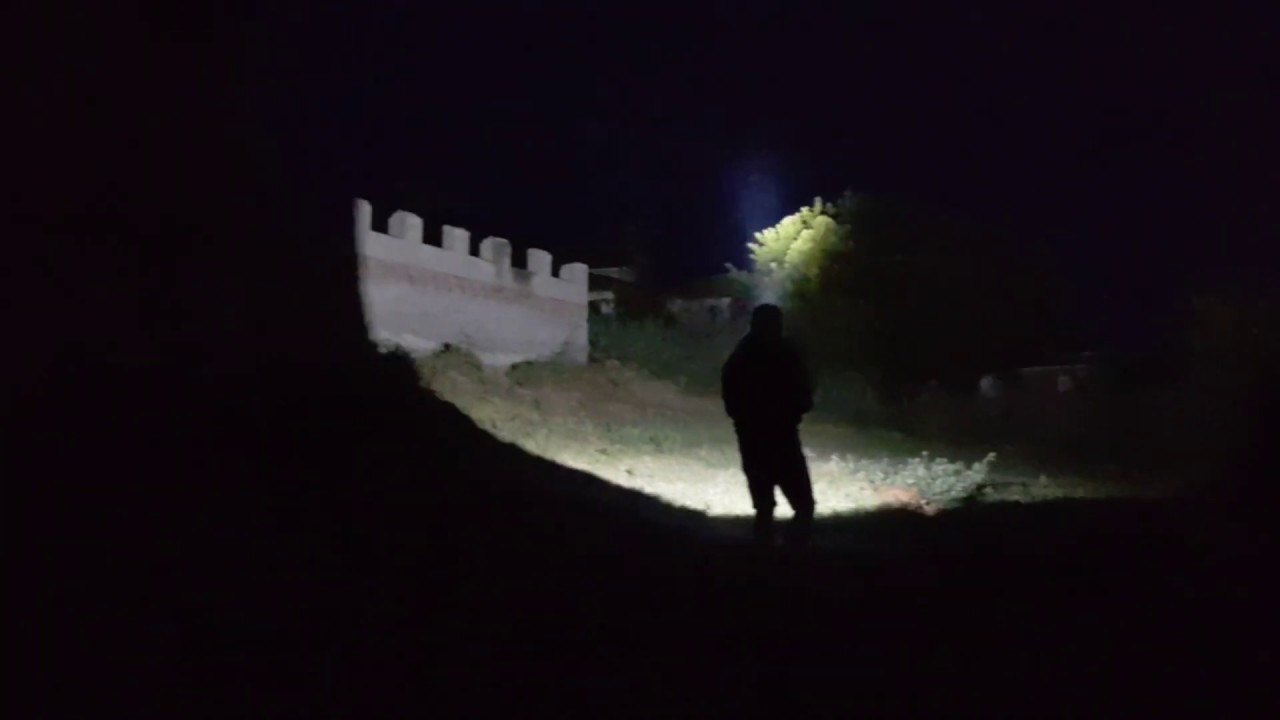 ACEBEAM k75 in the evening