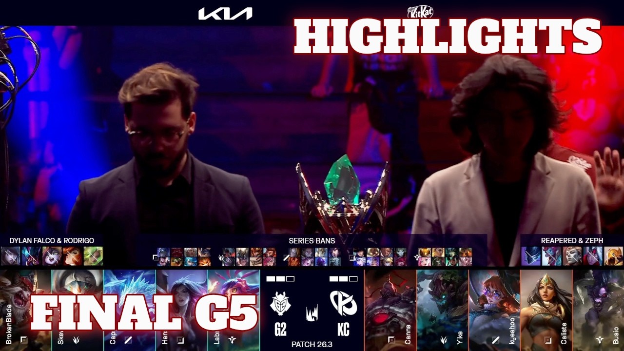 G2 vs KC - Game 5 Highlights | Grand Final LEC Versus 2026 Playoffs | G2 Esports vs Karmine Corp G5
