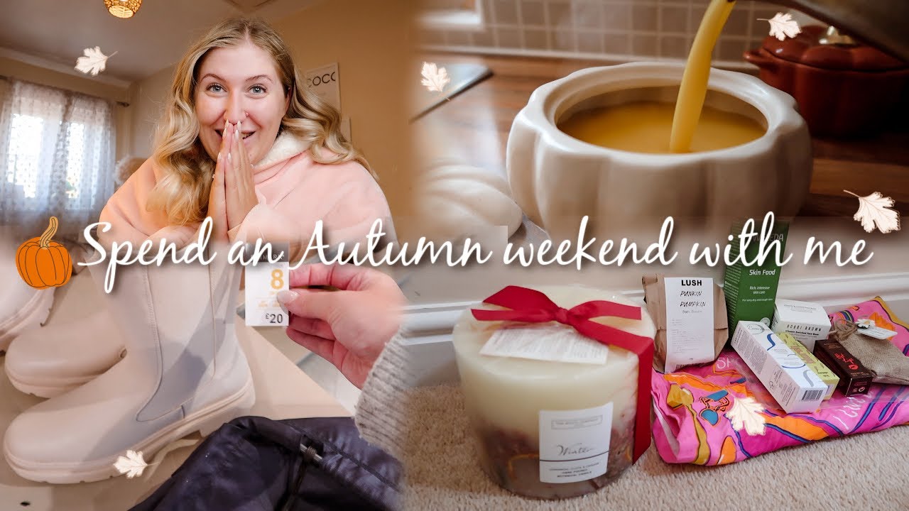 Spend an Autumn weekend with me; Primark trip, Pumpkin soup & Catching up | Sophie Faye