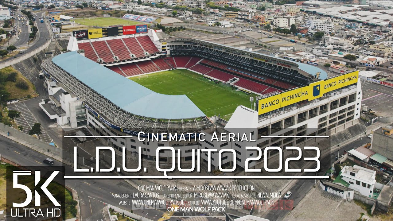 【5K】🇪🇨 Liga Deportiva Universitaria 🔥 Estadio Rodrigo Paz Delgado from Above🔥LDU Quito ECUADOR Drone