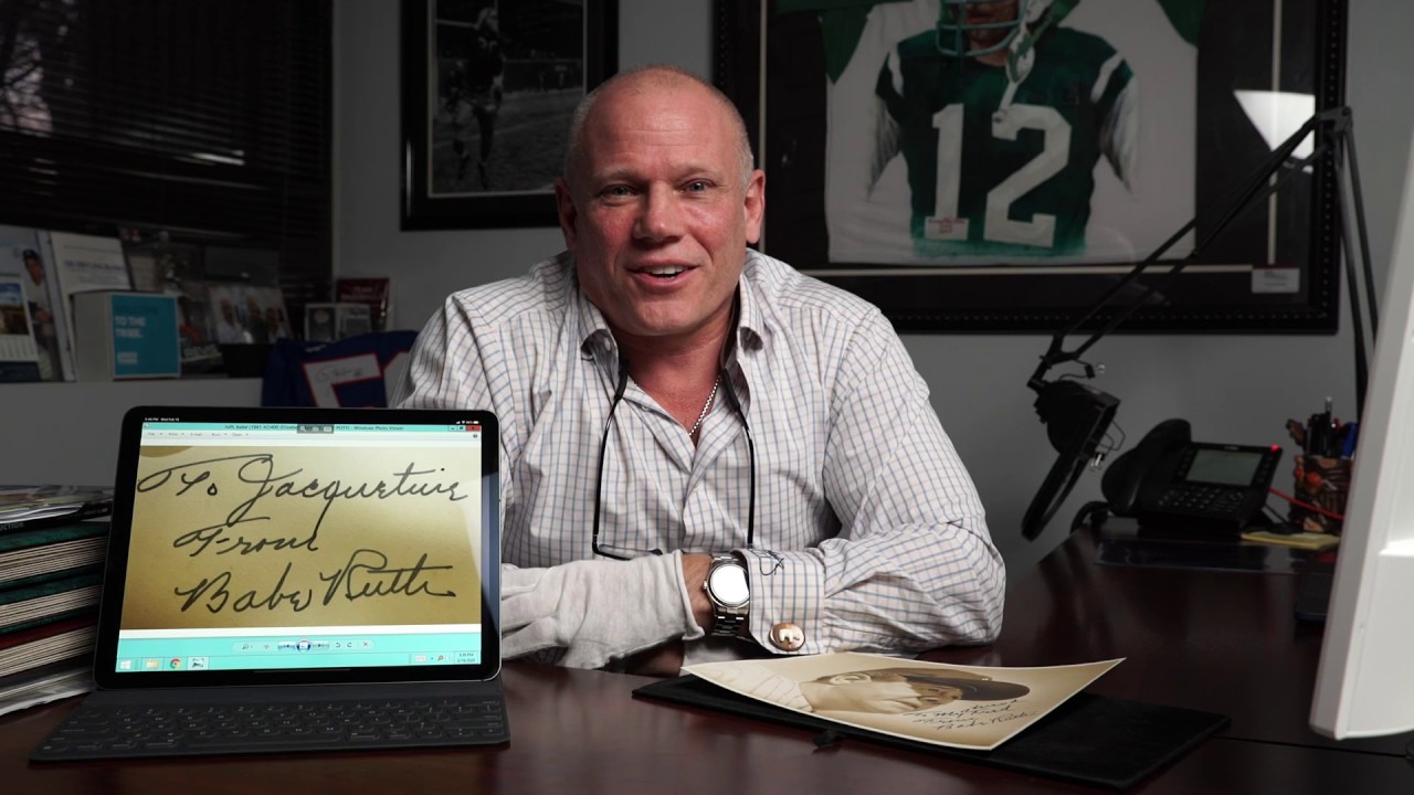 Autograph Authenticator Jimmy Spence reviews a beautifully signed Babe Ruth photograph