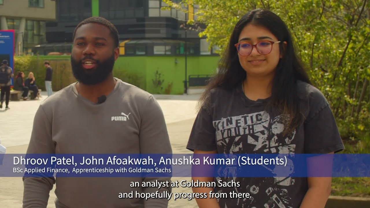 Degree Apprenticeships | BSc Applied Finance with Goldman Sachs