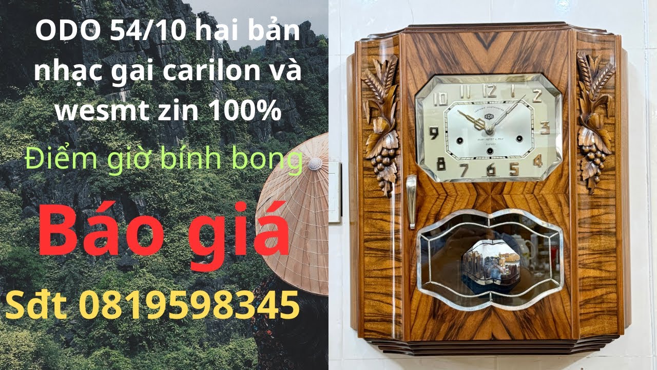 Mã 886 ODO 54/10 hai bản nhạc gai carilon và wesmt nhập pháp Zin bản 100% Sđt 0819598345 Zalo 