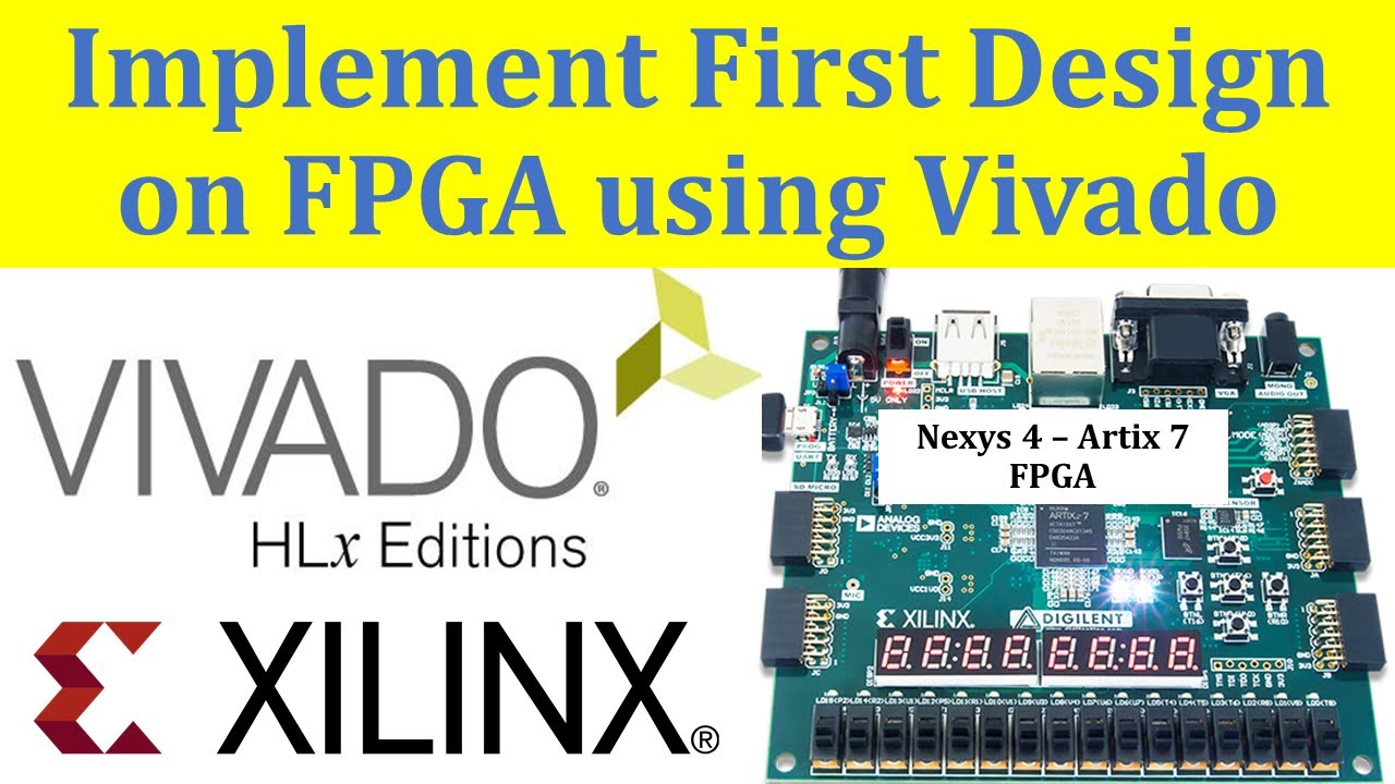 Как создать первый проект ПЛИС Xilinx в Vivado? | Программирование ПЛИС | Учебные пособия по Veri...