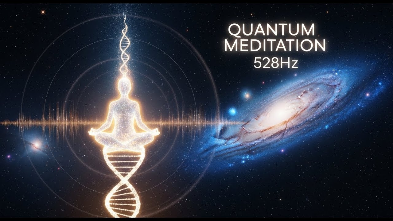 528Hz + 963Hz Quantum Healing | DNA Activation & Brainwave Resonance Music