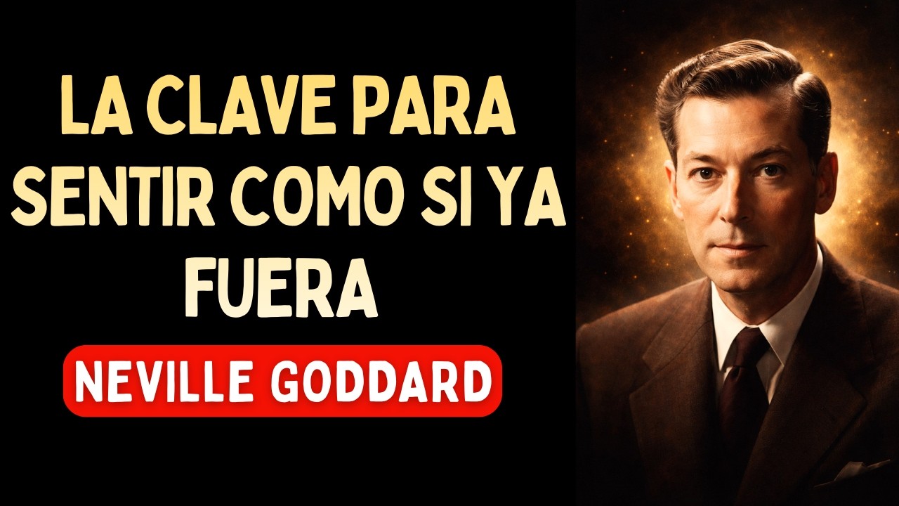 LA CLAVE para Sentir como si Ya Fuera | Neville Goddard !!