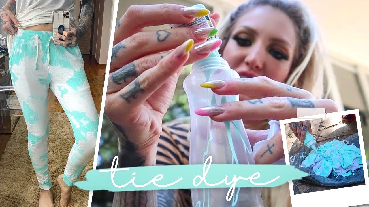 COMO FAZER TIE DYE!