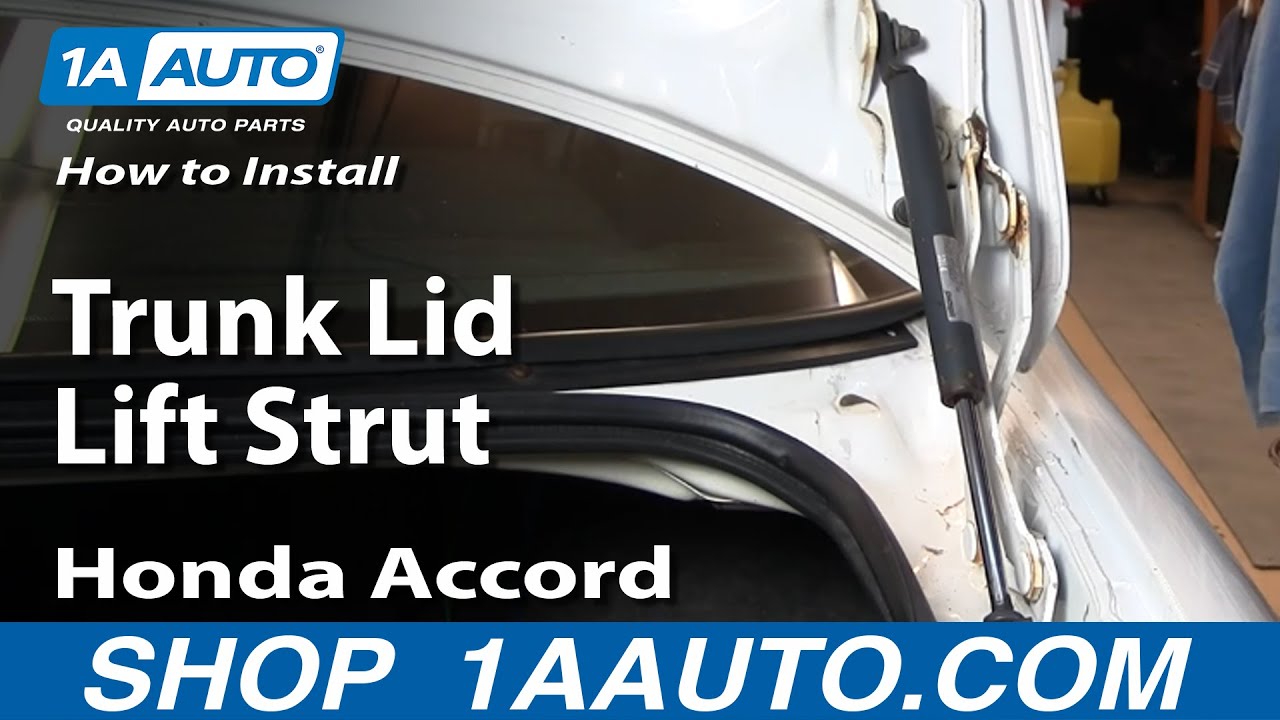 How To Replace Trunk Lid Lift Strut 94-97 Honda Accord