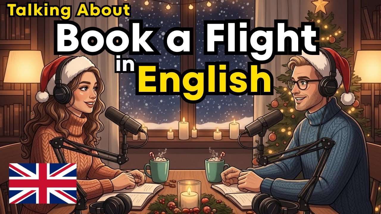 How to Book a Flight in English | Beginner Conversation