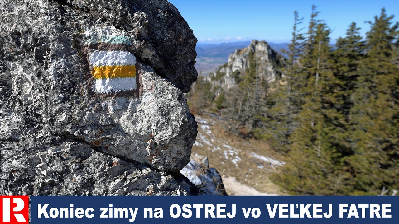 Koniec zimy na Ostrej vo Veľkej Fatre