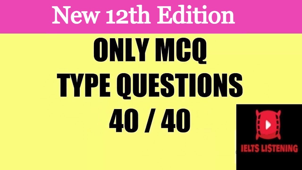 IELTS LISTENING MCQ COMPLETE PRACTICE TEST IELTS LISTENING TEST 2025 IELTS LISTENING MCQ ONLY Latest
