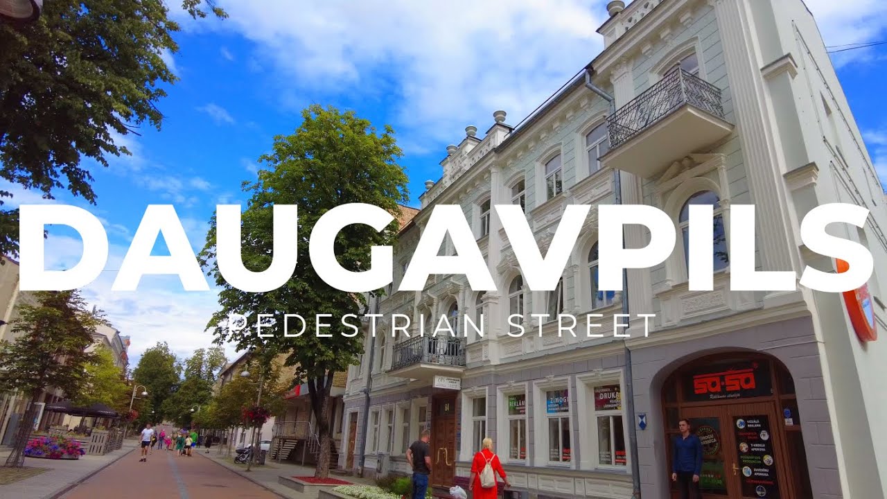 [4K]_Walk In Daugavpils_Latvia