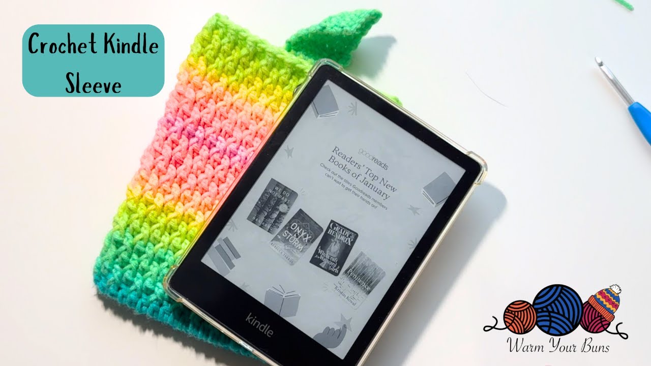 How to Crochet a Kindle Sleeve | Easy Step-by-Step Tutorial
