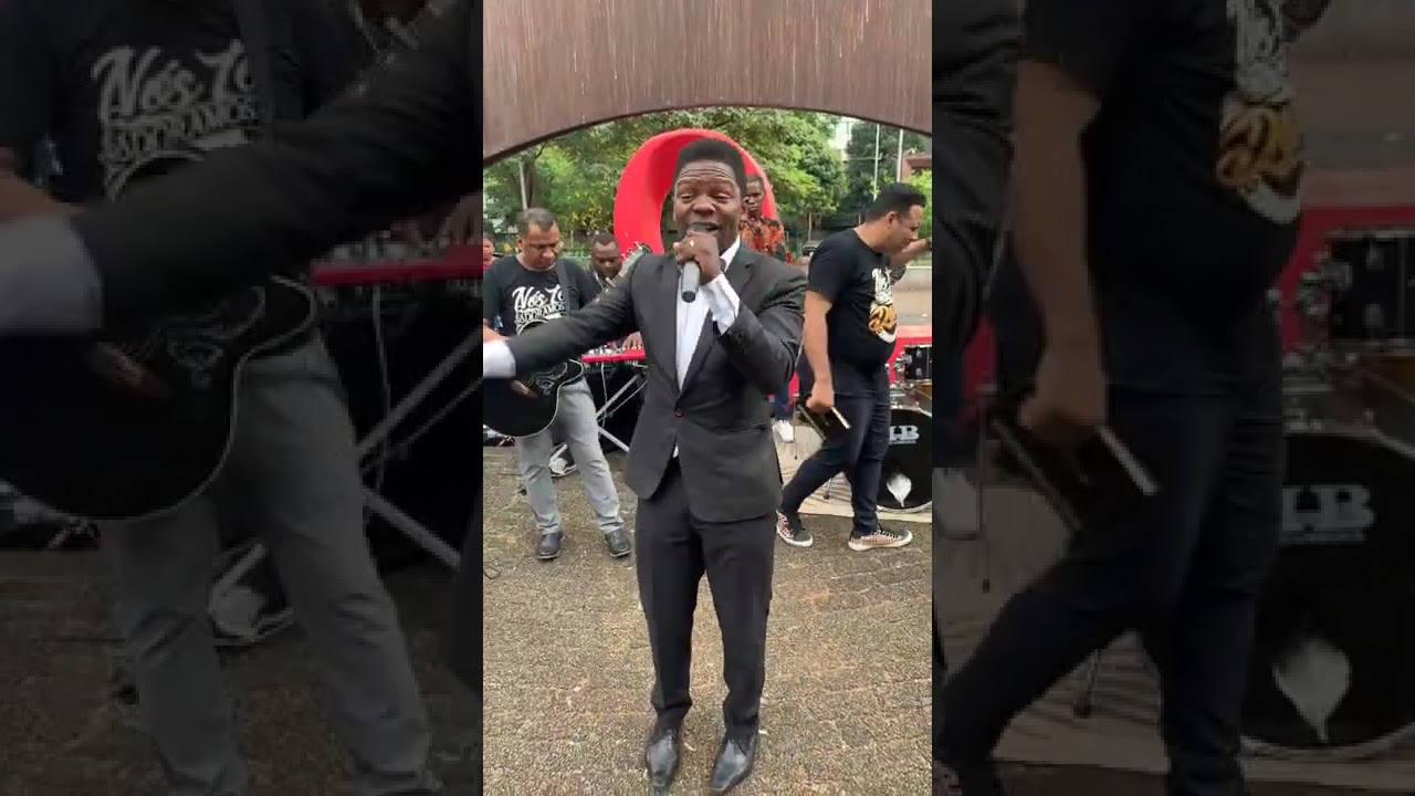 Pr.Samuel Procópio em mais um culto ao ar livre!