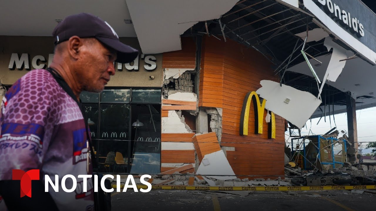 Terremoto de 7.8 en Filipinas deja muertos, heridos y desaparecidos | Noticias Telemundo