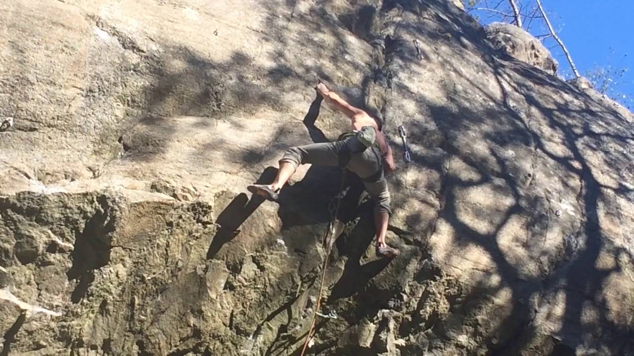 Klick (7b+) at Flaten, Stockholm