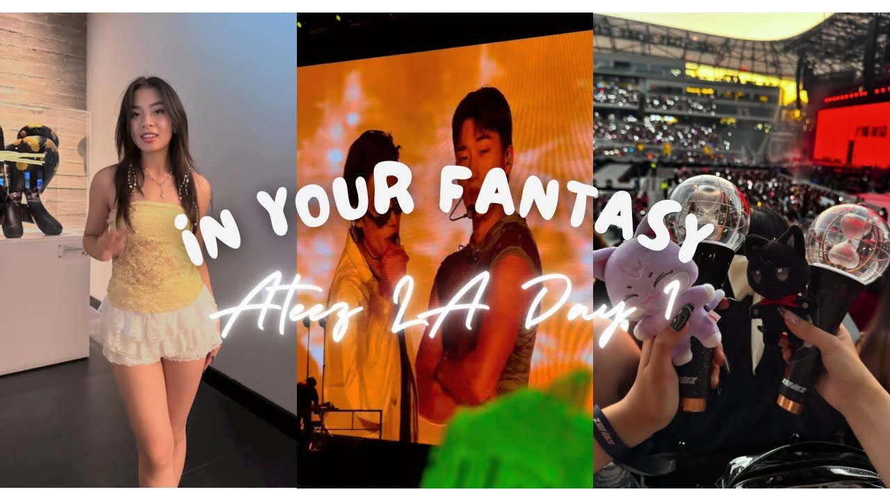 [ concert ] In Your Fantasy in LA 𐙚grwm, concert || ash’s time