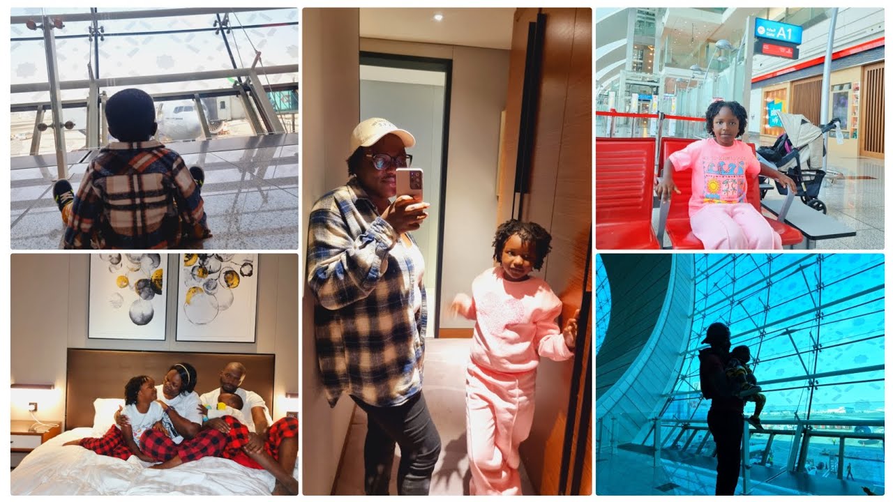 Back to Kenya || Traveling from Dubai with the Family @FebineAwuor