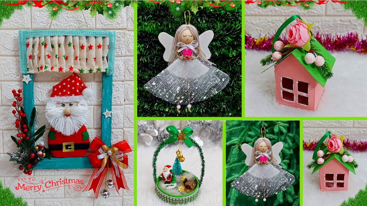 Best out of waste 4 Christmas Decoration idea at Home | DIY Economical Christmas craft ideas🎄110