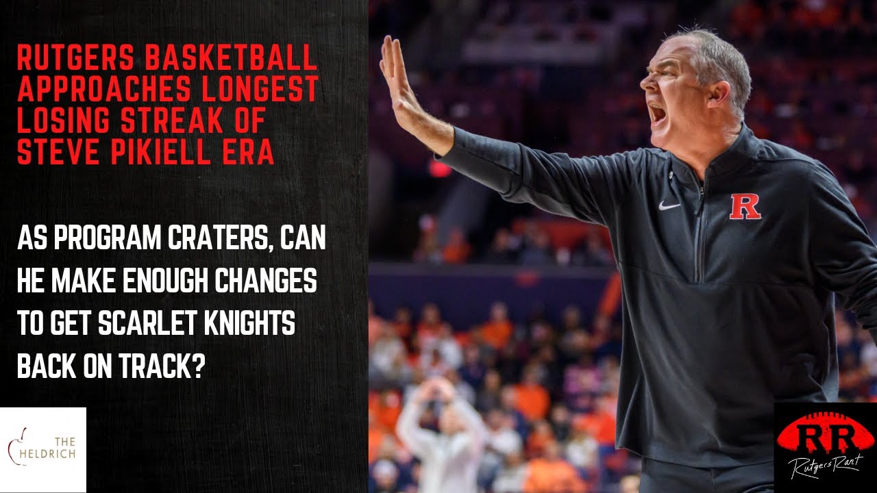 As Rutgers basketball bottoms out, can Steve Pikiell make enough changes to resurrect it?