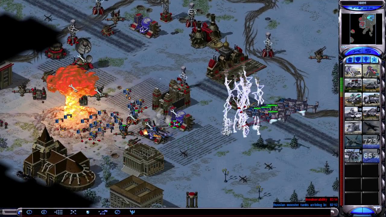 Mental Omega 3.3.5 - Battlecity Challenge on Hard AI Difficulty