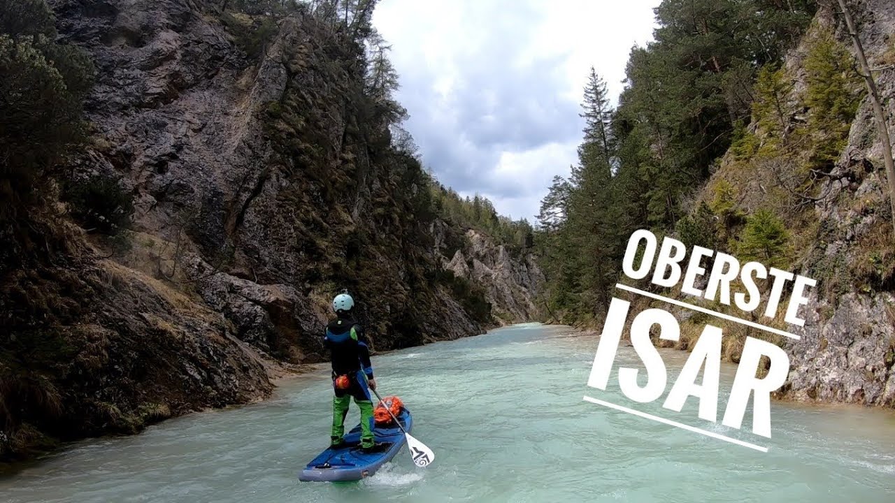 Oberste Isar Wildwasser SUP