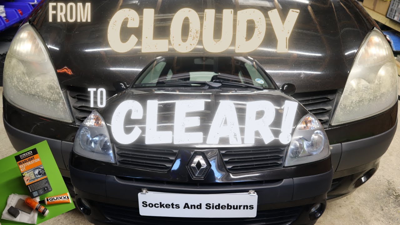 Renault Clio Headlight Restoration (Using QUIXX Kit)