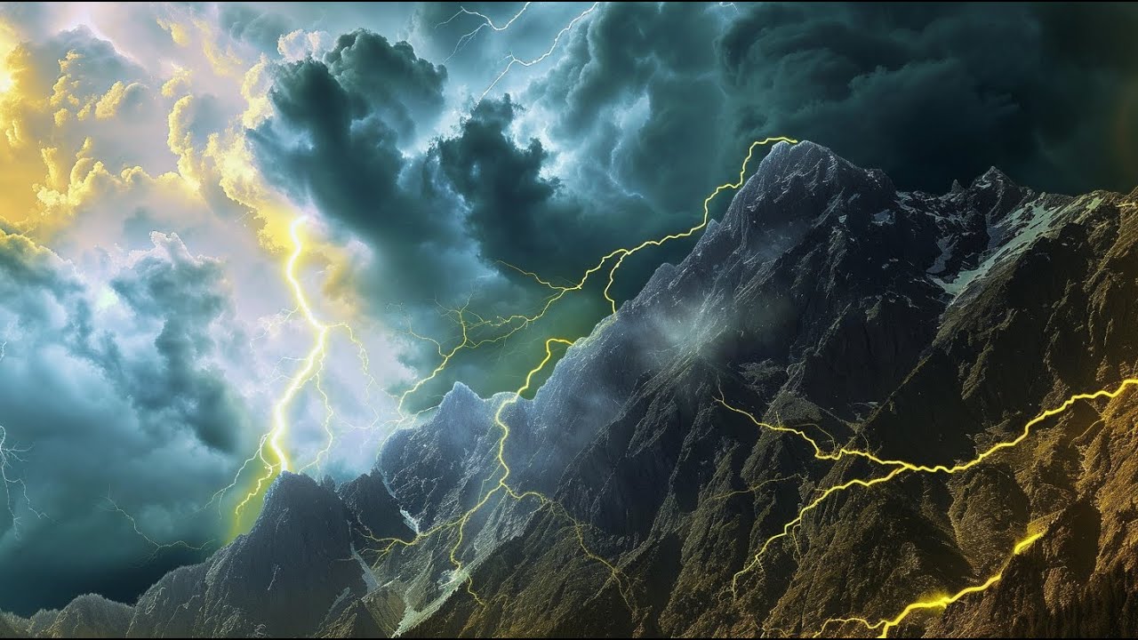 Chasing Rainbows in the Aftermath of Rain | Thunder Sounds For Relaxing
