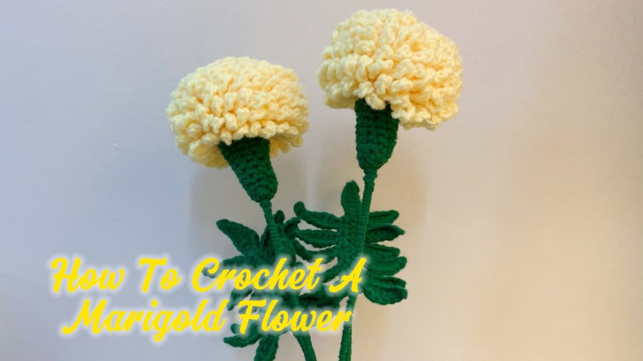 Part 2 | How To Crochet A Gorgeous Marigold Flower | Step-by-Step Tutorial | 💛 