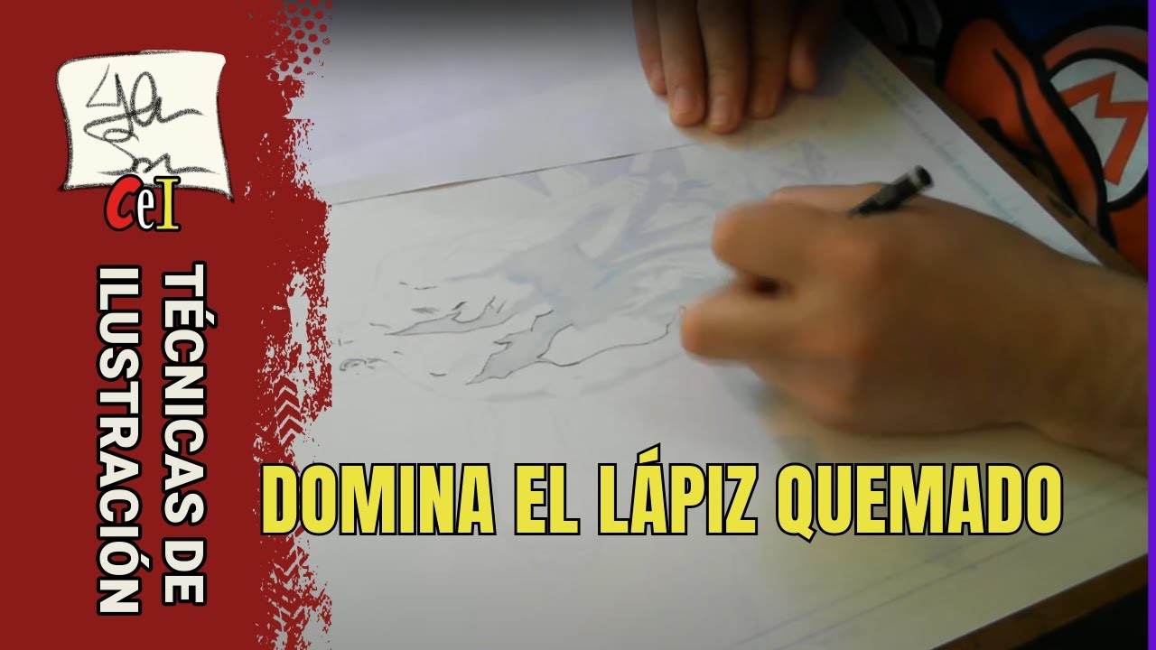 Lápiz quemado en ilustración: Técnica esencial para dibujantes de cómic