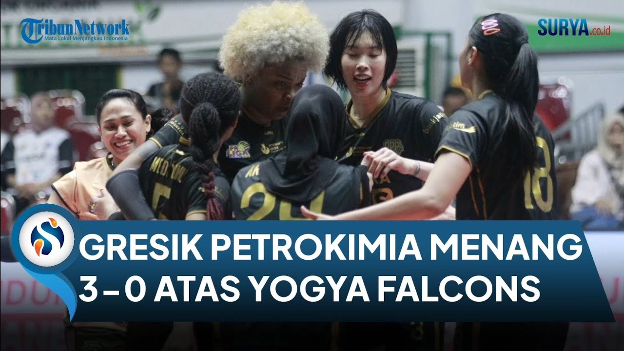 Proliga 2025, Gresik Petrokimia Raih Kemenangan Kedua, Hajar 3-0 Yogya Falcons