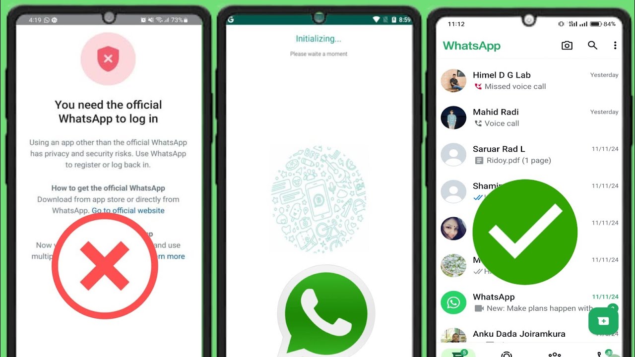 Cara Login FM WhatsApp Resmi | Masalah Login FM WhatsApp