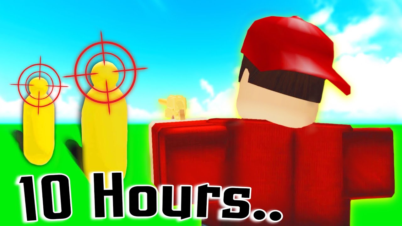 I AIM TRAINED for 10 HOURS.. Did it make Me AIMBOT? (Roblox Arsenal)