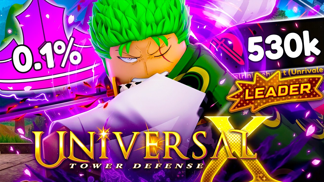 Как получить 0,05% RULER ZORO (Непревзойденный) в Universal Tower Defense X!