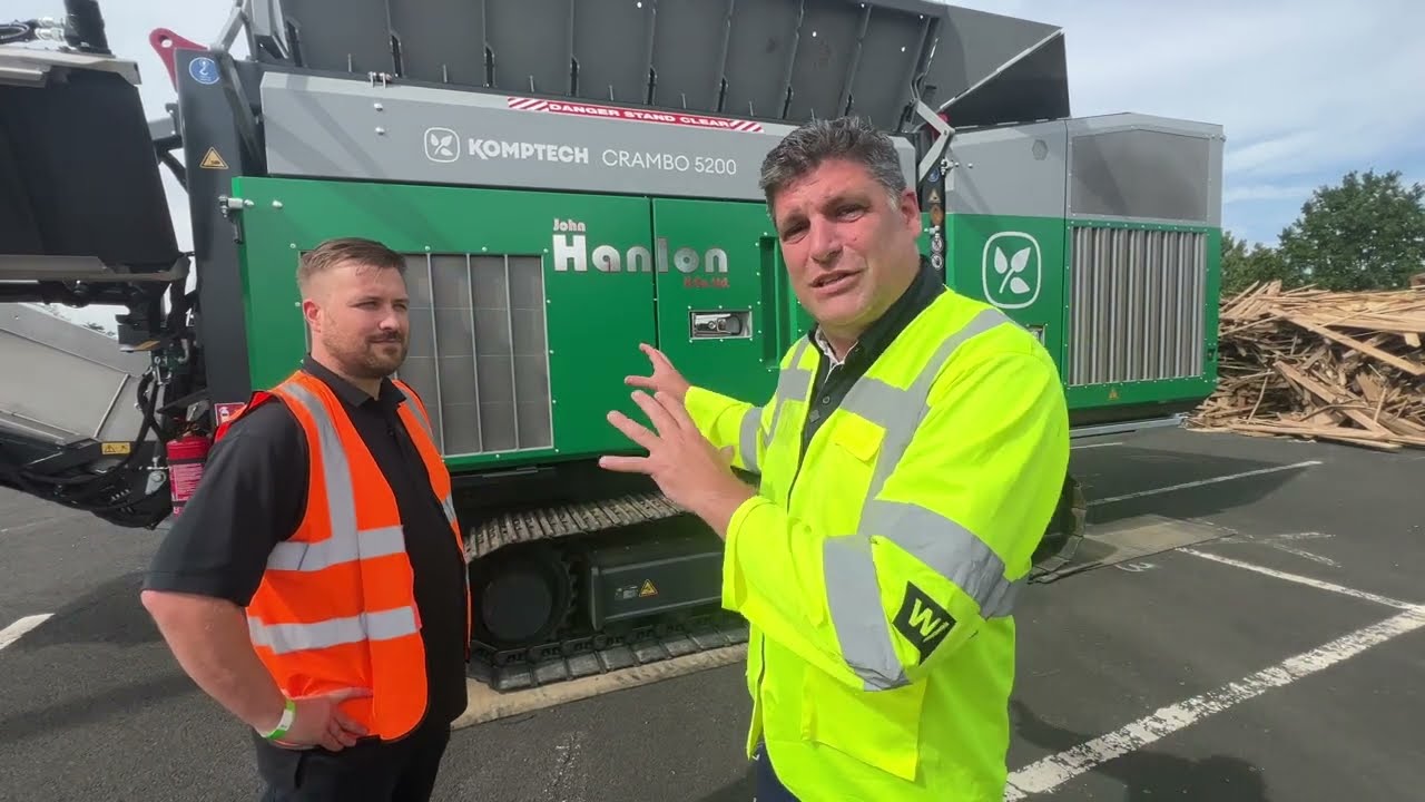 Introducing the Komptech Crambo 5200 shredder with dealer John Hanlon & Co Ltd