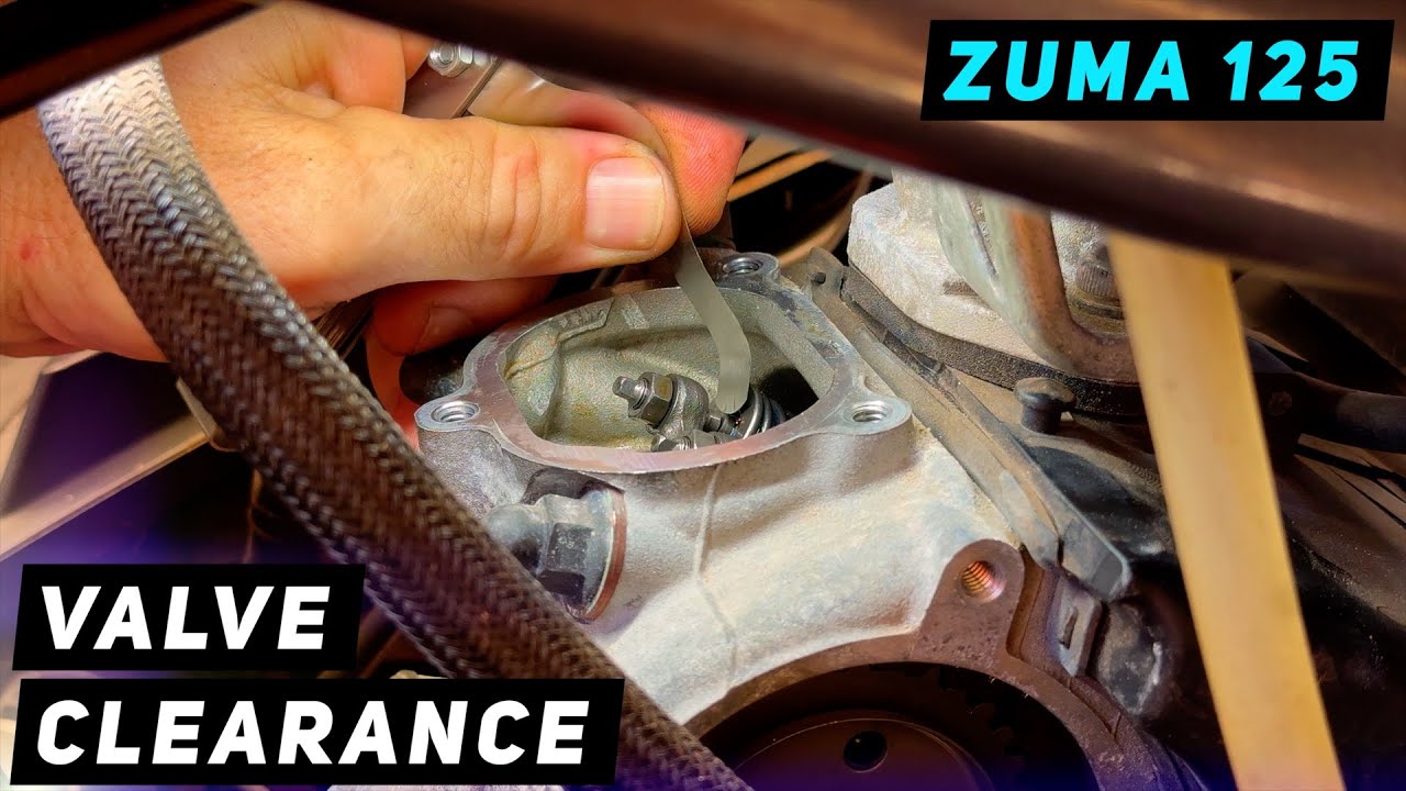 Yamaha Zuma / BWS 125 - Valve Clearance / Adjustment | Mitch's Scooter Stuff