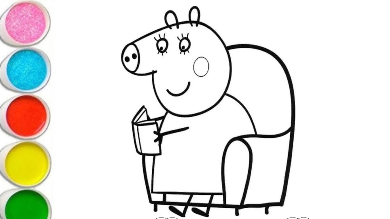 How To Draw Peppa Pig  Easy Step By Step |How To Draw Peppa pig Drawing Tutorial| Peppa Pig Drawing 