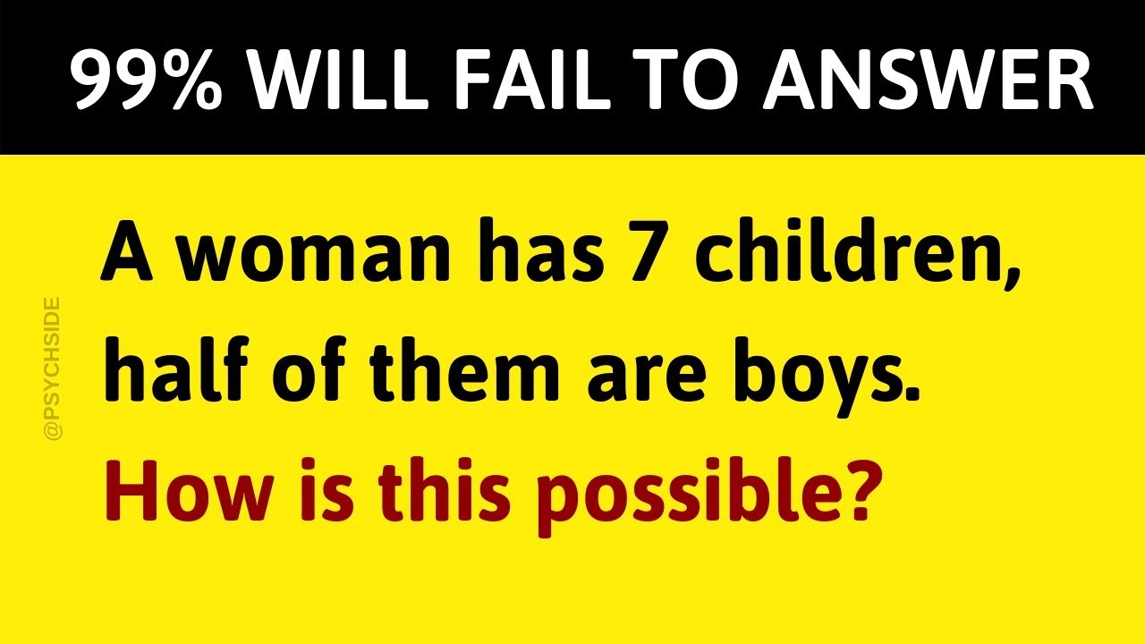 15 Tricky Questions and Riddles To Tease Your Brain