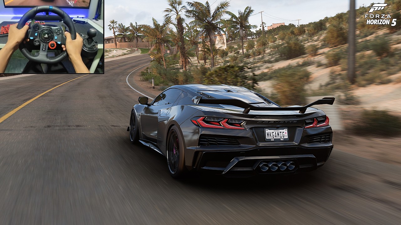 Chevrolet Corvette Z06 1515hp - Forza Horizon 5 - Logitech G29 Steering wheel