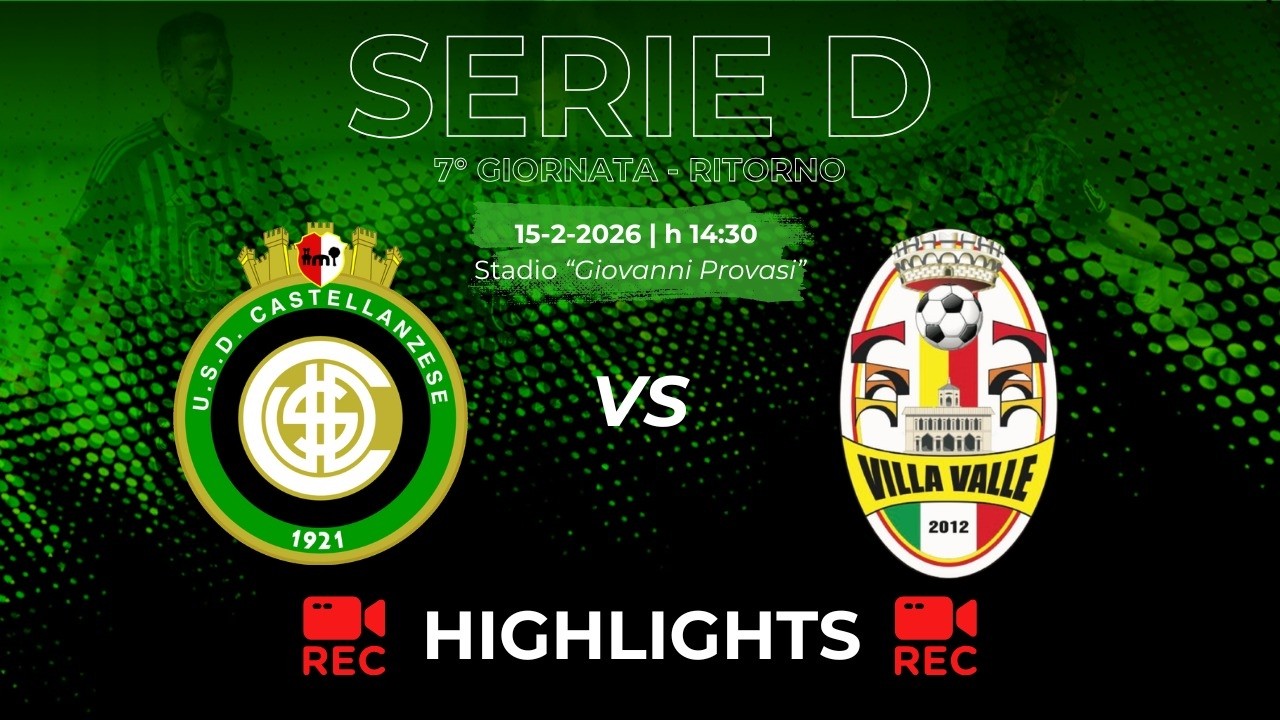 HIGHLIGHTS  Castellanzese 2-0 Villa Valle  - Serie D 2025/2026 - 24ª giornata