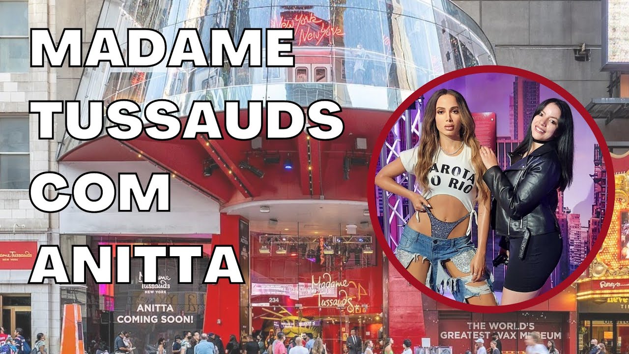 NEW YORK VLOG | Tour Madame Tussauds New York + estátua da ANITTA #newyork #anitta #madametussauds